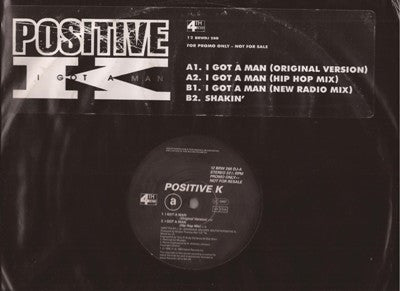 Positive K : I Got A Man (12", Promo)