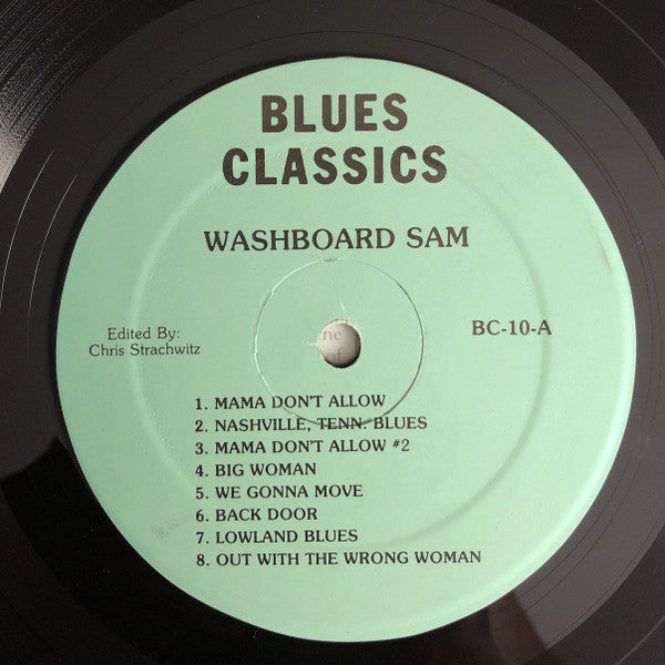 Washboard Sam : Blues Classics By Washboard Sam (LP, Comp, RE)