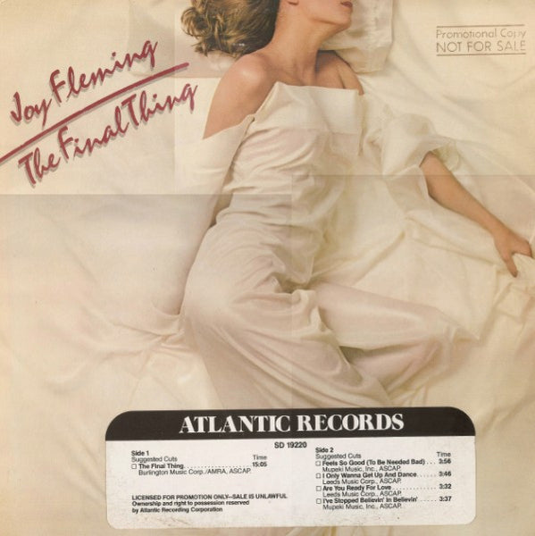 Joy Fleming : The Final Thing (LP, Album, RI)