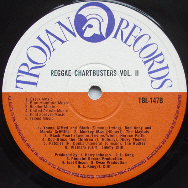 Various : Reggae Chartbusters Vol Two (LP, Comp)