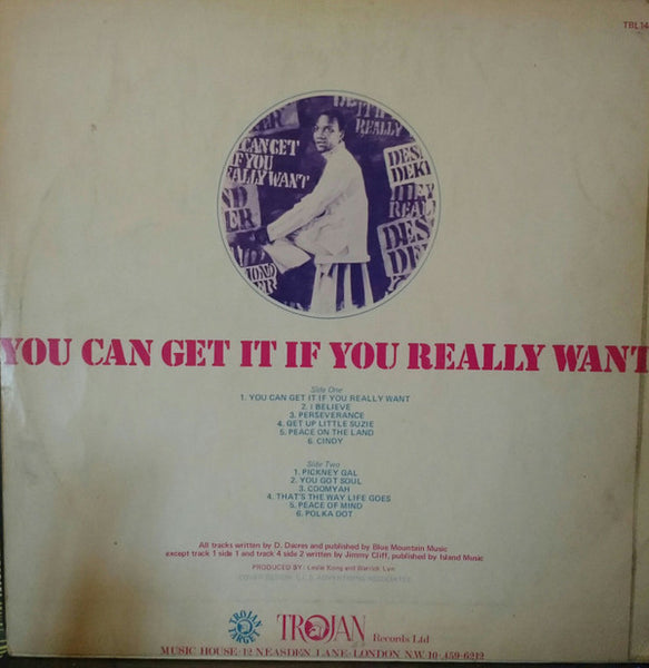 Desmond Dekker : You Can Get It If You Really Want (LP, Album)