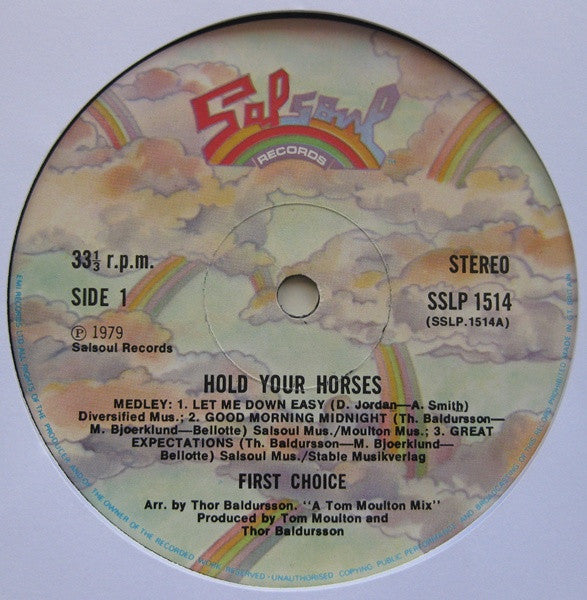 First Choice : Hold Your Horses (LP, Album)