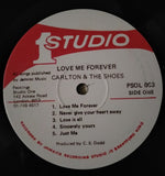 Carlton And The Shoes : Love Me Forever (LP, Album, Mono, Red)