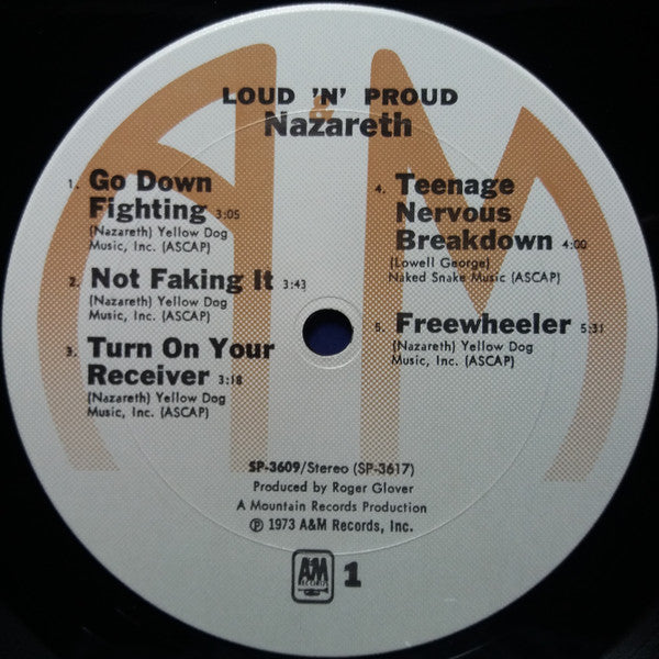 Nazareth (2) : Loud'N'Proud (LP, Album, Pit)