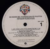 David Ruffin : So Soon We Change (LP, Album, Los)