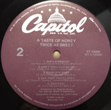 A Taste Of Honey : Twice As Sweet (LP, Album, Jac)