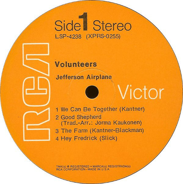 Jefferson Airplane : Volunteers (LP, Album, Ind)