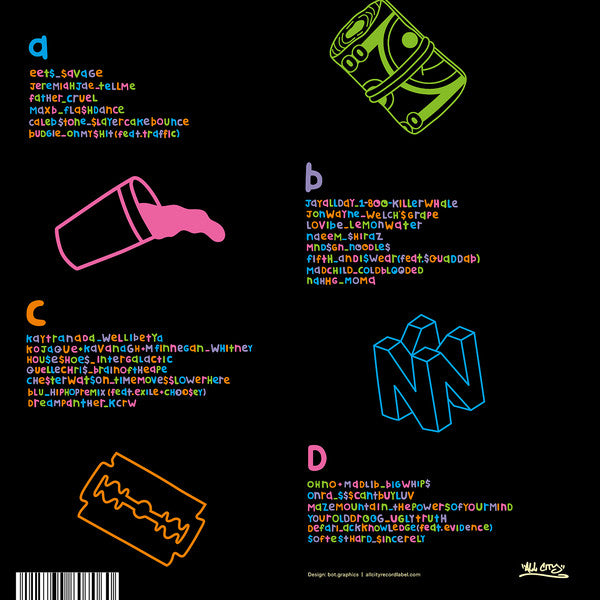 Various : Gangster Music Vol. 1 (2xLP, Comp, Ltd, Pin)