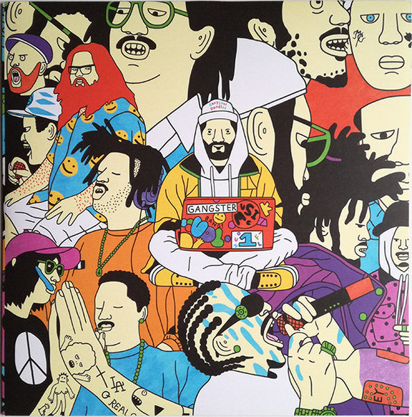 Various : Gangster Music Vol. 1 (2xLP, Comp, Ltd, Pin)
