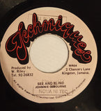 Johnny Osbourne / Techniques All Stars : See And Blind / Something Tender (7")