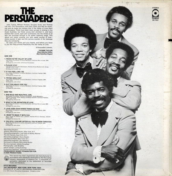 The Persuaders : The Persuaders (LP, Album, CP )