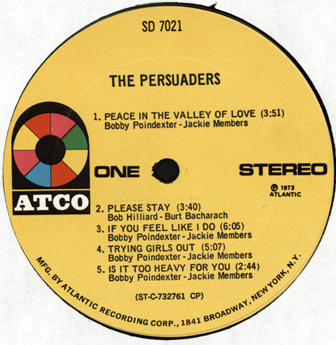 The Persuaders : The Persuaders (LP, Album, CP )