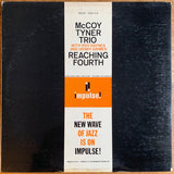 McCoy Tyner Trio With Roy Haynes And Henry Grimes : Reaching Fourth (LP, Album, RE, Gat)
