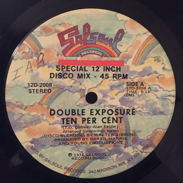 Double Exposure : Ten Per Cent (12", Single, RE)