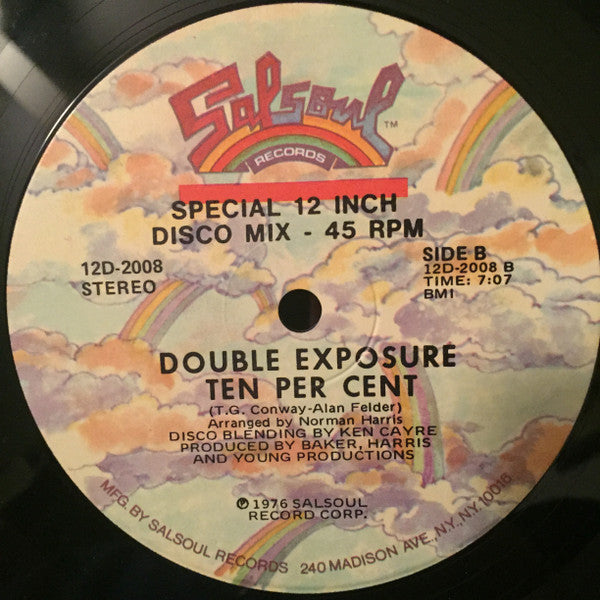 Double Exposure : Ten Per Cent (12", Single, RE)