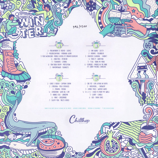 Various : Chillhop Essentials - Winter 2018 (2xLP, Comp, Ltd, Num, Gat)