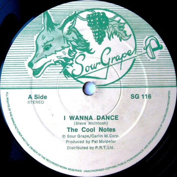 The Cool Notes : I Wanna Dance  (12", Single)