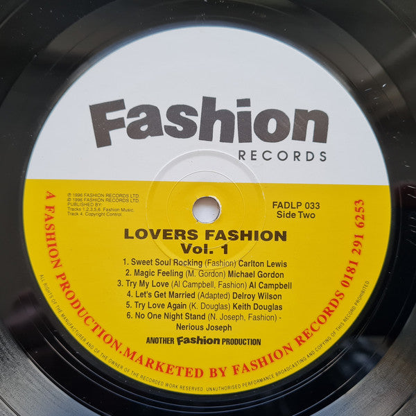 Various : Lover's Fashion (LP, Comp)