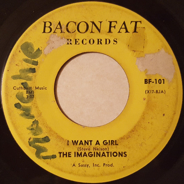 The Imaginations (6) : I Want A Girl / I Love You, More (Than Anyone) (7")