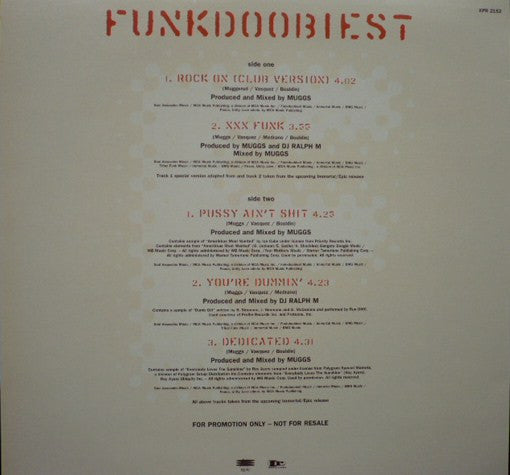 Funkdoobiest : Brothas Doobie Sampler (12", Promo, Smplr)