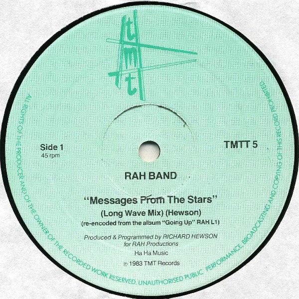 RAH Band : Messages From The Stars (12")