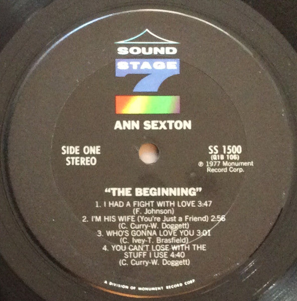 Ann Sexton : The Beginning (LP, Album)