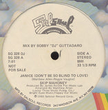 Skip Mahoney : Janice (Don't Be So Blind To Love) / Don't Stop Me Now (12", Single, Promo)