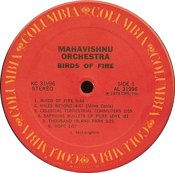 Mahavishnu Orchestra : Birds Of Fire (LP, Album)