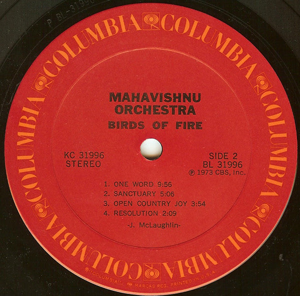 Mahavishnu Orchestra : Birds Of Fire (LP, Album)