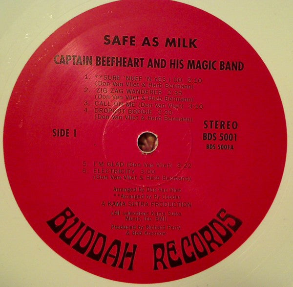 Captain Beefheart And His Magic Band* : Safe As Milk (LP, Album, Ltd, RE, Whi)