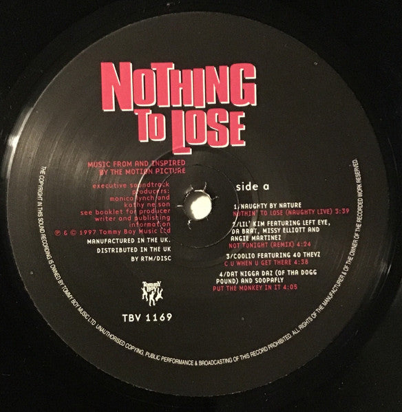 Various : Nothing To Lose - Music From And Inspired By The Motion Picture (2xLP, Comp, Gat)