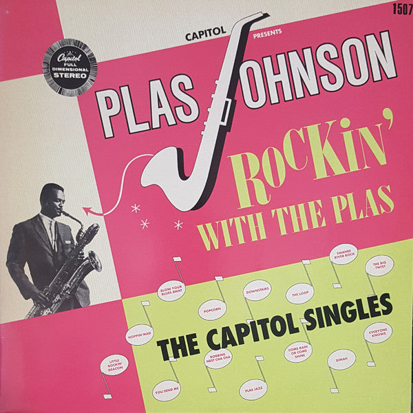 Plas Johnson : Rockin' With The Plas - The Capitol Singles (LP, Comp)