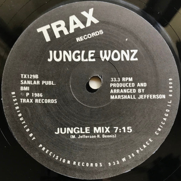 Jungle Wonz : The Jungle (12", Bla)