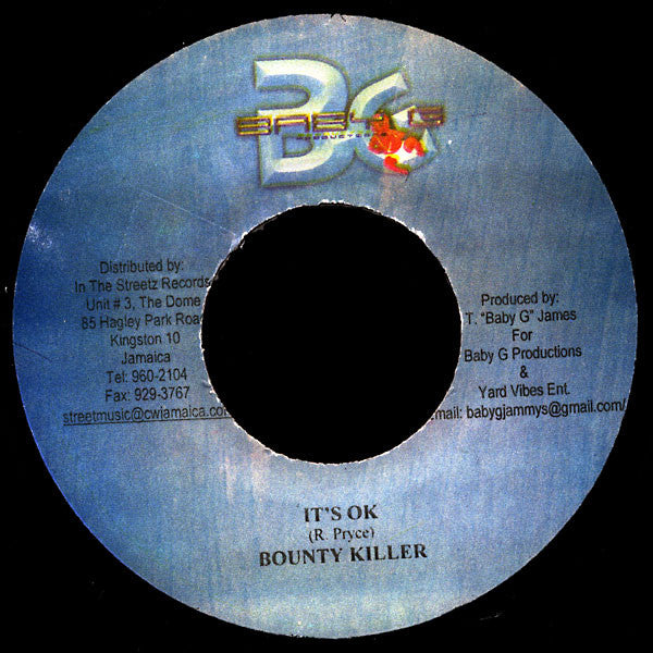 Bounty Killer : It’s OK (7")