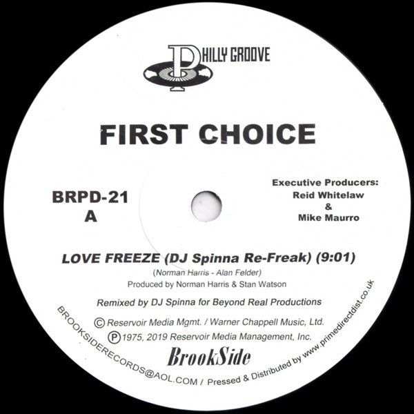 First Choice : Love Freeze (DJ Spinna Remix) (12")