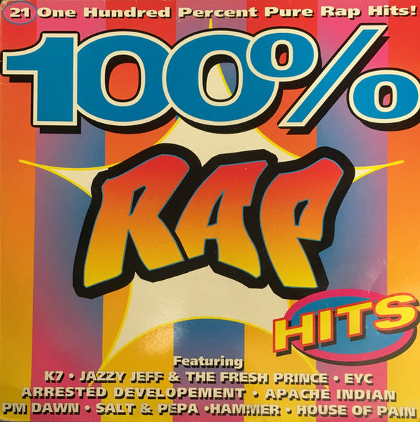 Various : 100% Rap (LP, Comp)