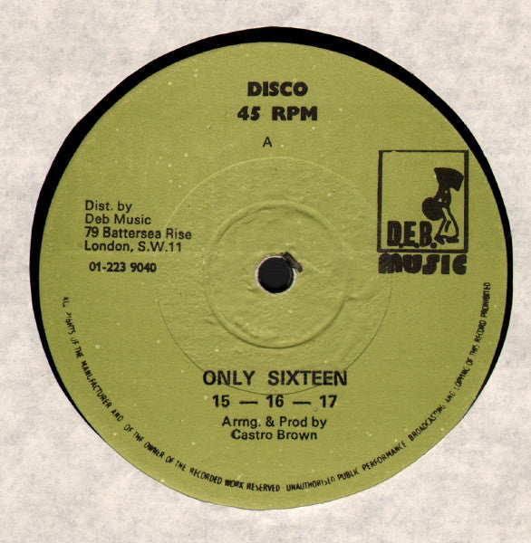 15 16 17 : Only Sixteen / Girls Imagination (12")