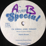 Dennis Brown / The Revolutionaries : I'm Coming Home Tonight (12", Blu)