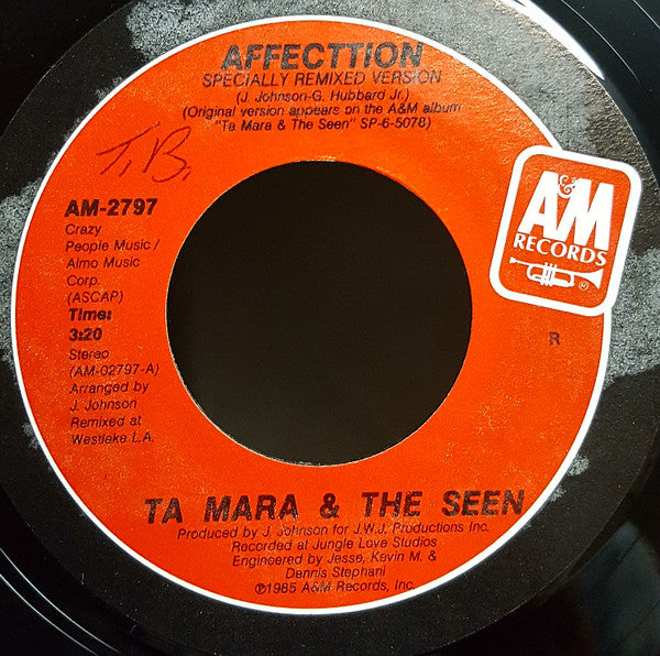 Ta Mara & The Seen : Affecttion (Specially Remixed Version) (7")