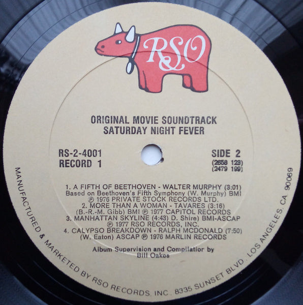 Various : Saturday Night Fever (The Original Movie Sound Track) (2xLP, Album, Comp, All)