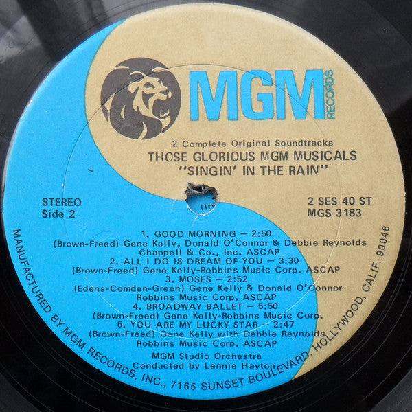 Various : Those Glorious MGM Musicals - Singin' In The Rain And Easter Parade (2xLP, Comp, Ltd, RE, Gat)