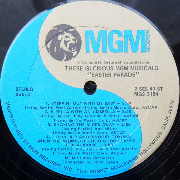 Various : Those Glorious MGM Musicals - Singin' In The Rain And Easter Parade (2xLP, Comp, Ltd, RE, Gat)