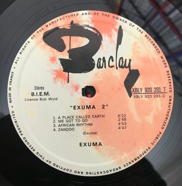 Exuma : Exuma 2 - We Got To Go (LP, Album)