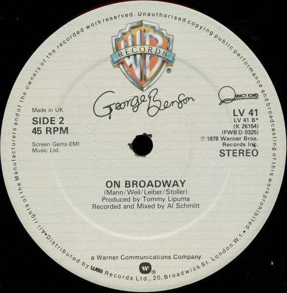 George Benson : Love X Love (12", Single)
