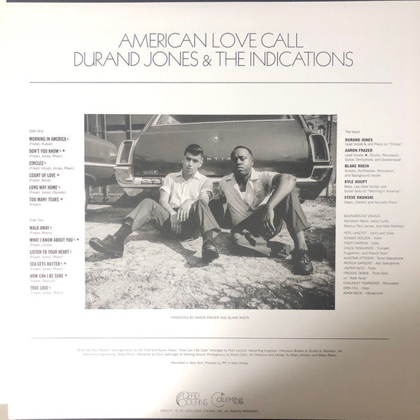 Durand Jones & The Indications : American Love Call (LP, Album, Ltd, Pur + CD, EP)