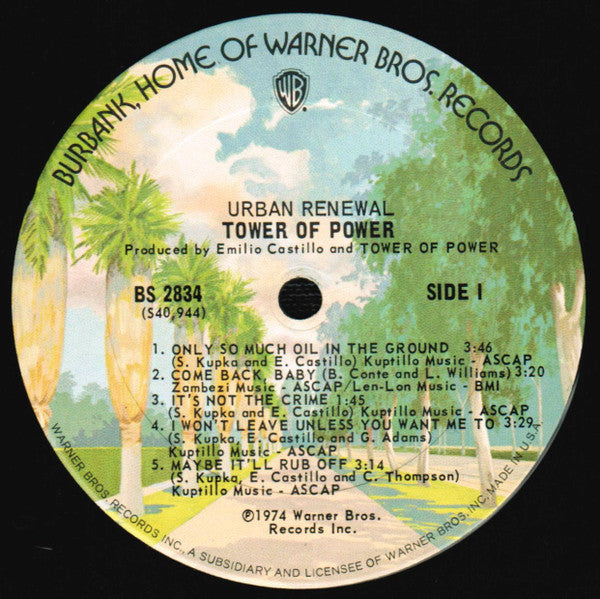 Tower Of Power : Urban Renewal (LP, Album, Pit)