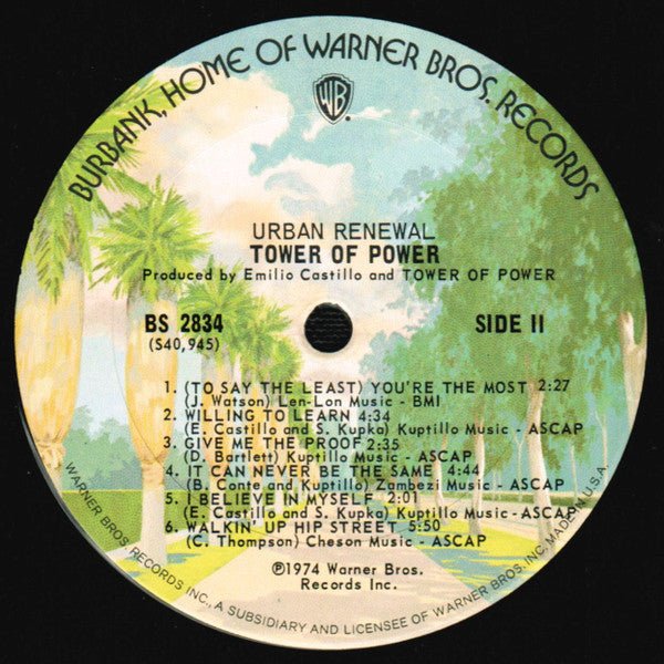 Tower Of Power : Urban Renewal (LP, Album, Pit)