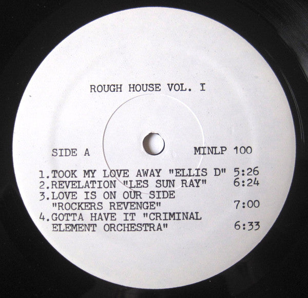 Various : Rough House Vol. 1 (LP, Comp, TP, Sta)