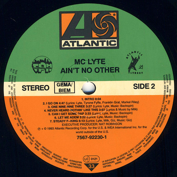 MC Lyte : Ain't No Other (LP, Album)