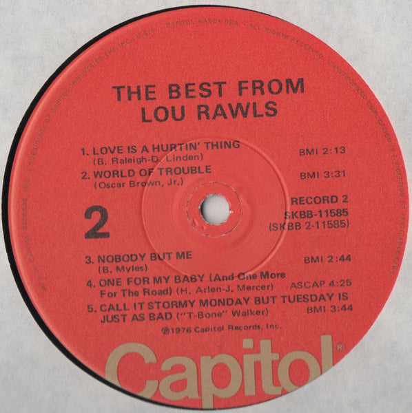 Lou Rawls : The Best From Lou Rawls (2xLP, Comp)